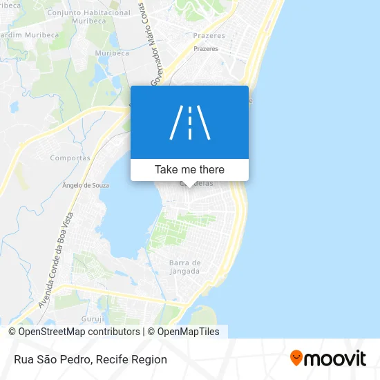 Rua São Pedro map