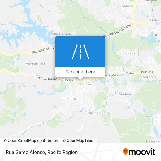 Rua Santo Alonso map