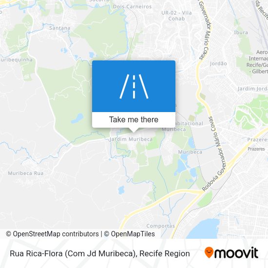 Rua Rica-Flora (Com Jd Muribeca) map