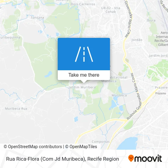 Rua Rica-Flora (Com Jd Muribeca) map