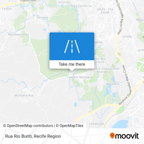 Rua Rio Buriti map