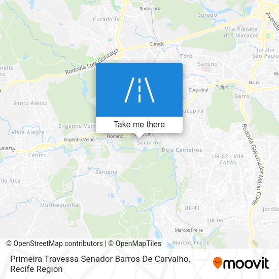 Primeira Travessa Senador Barros De Carvalho map
