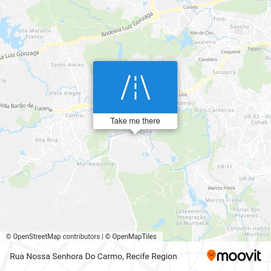 Rua Nossa Senhora Do Carmo map