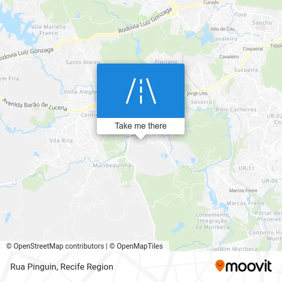 Rua Pinguin map