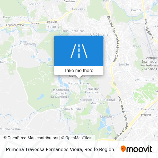 Primeira Travessa Fernandes Vieira map