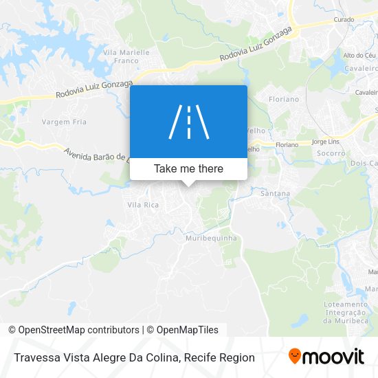 Travessa Vista Alegre Da Colina map