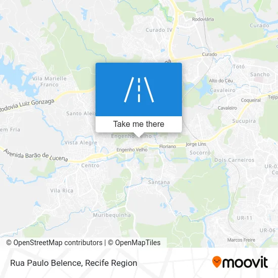 Rua Paulo Belence map