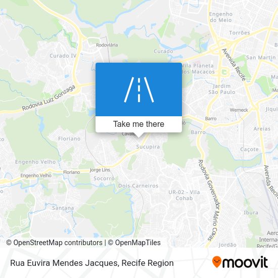 Rua Euvira Mendes Jacques map