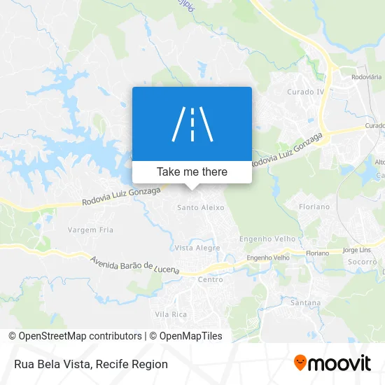 Rua Bela Vista map