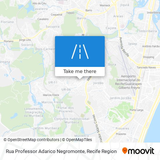 Rua Professor Adarico Negromonte map