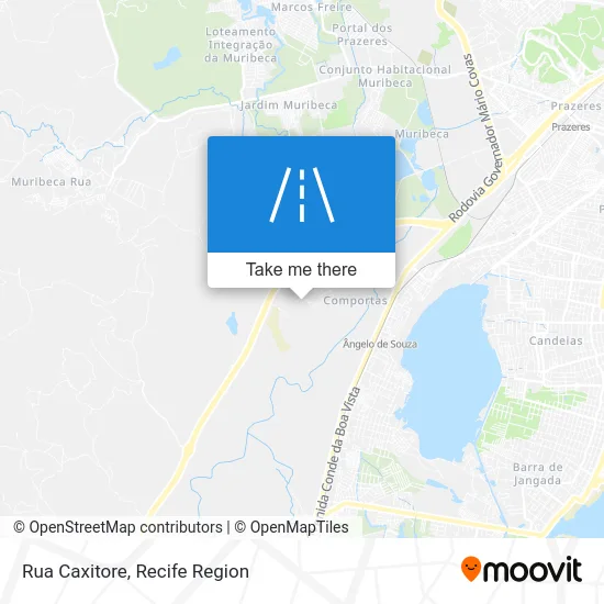 Rua Caxitore map