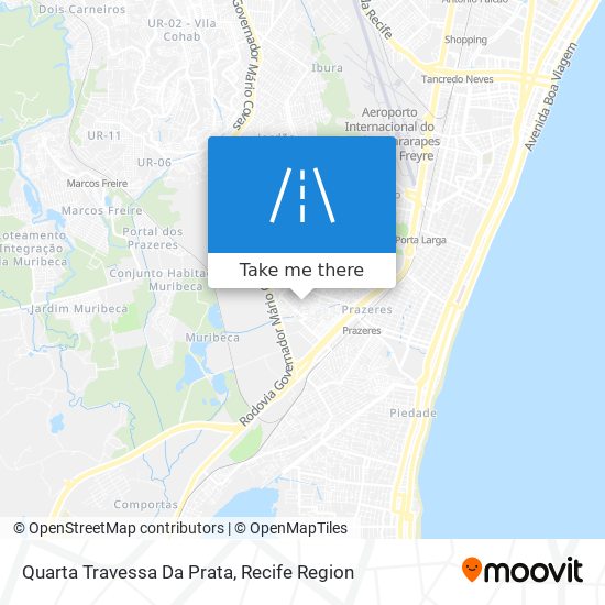 Quarta Travessa Da Prata map