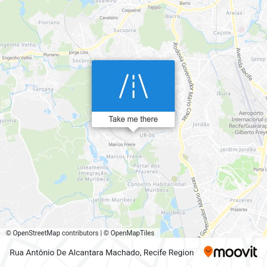 Rua Antônio De Alcantara Machado map