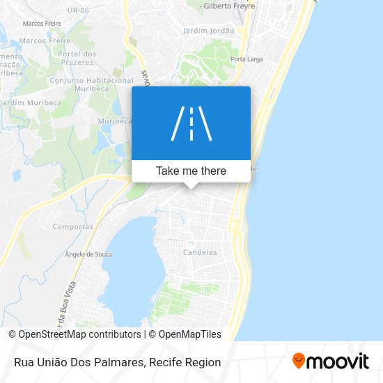 Rua União Dos Palmares map