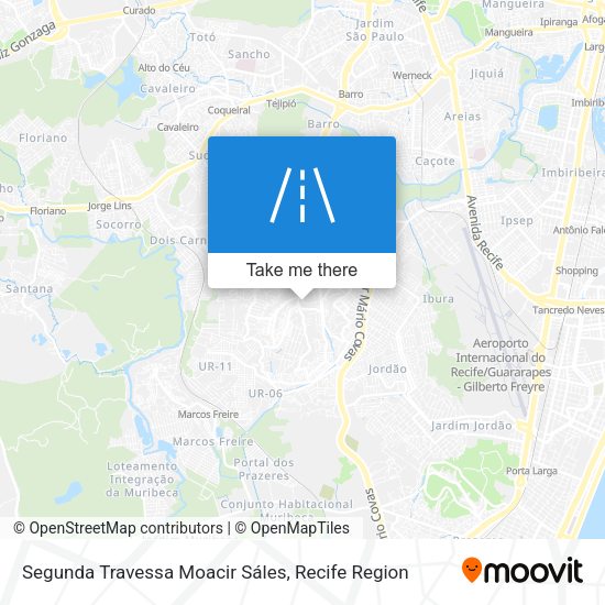 Segunda Travessa Moacir Sáles map