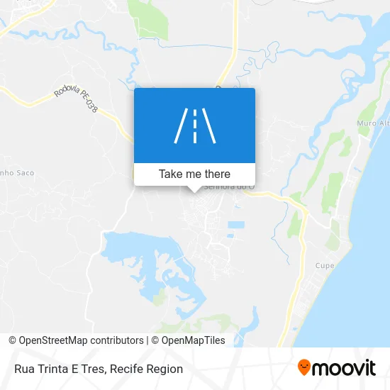 Rua Trinta E Tres map