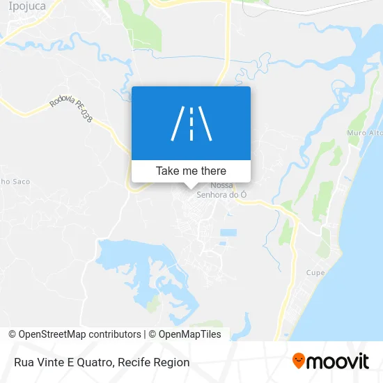 Rua Vinte E Quatro map