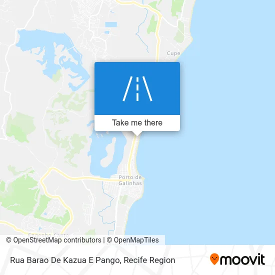 Rua Barao De Kazua E Pango map