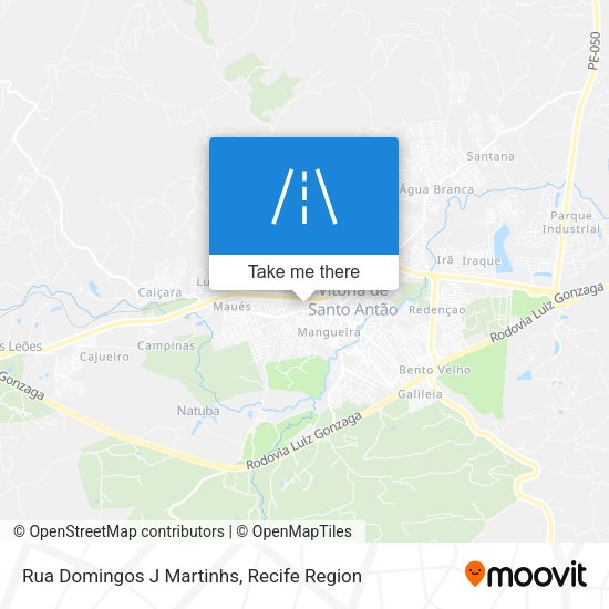 Rua Domingos J Martinhs map
