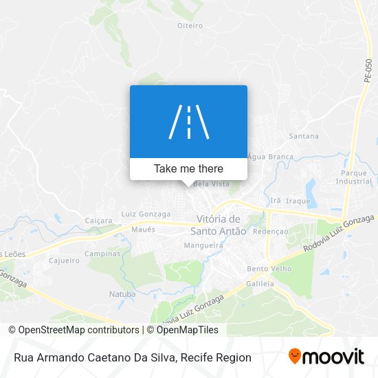 Rua Armando Caetano Da Silva map