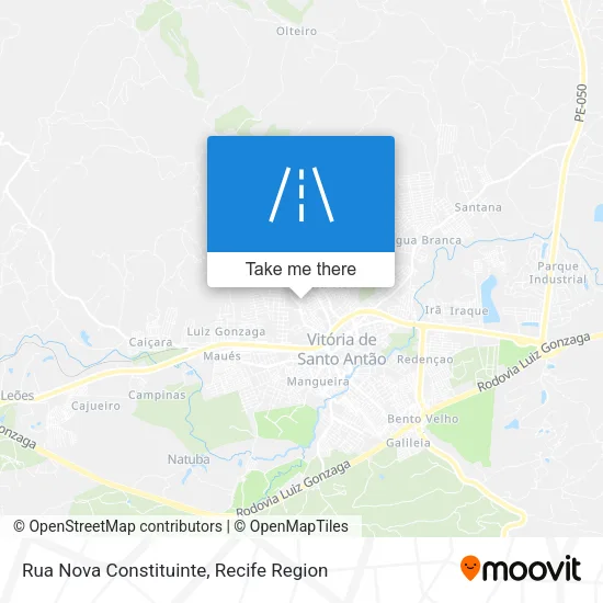 Rua Nova Constituinte map