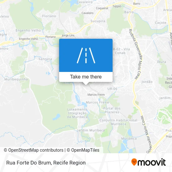 Rua Forte Do Brum map