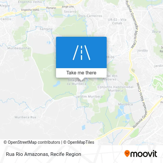 Rua Rio Amazonas map