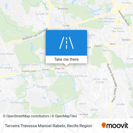 Terceira Travessa Manoel Rabelo map