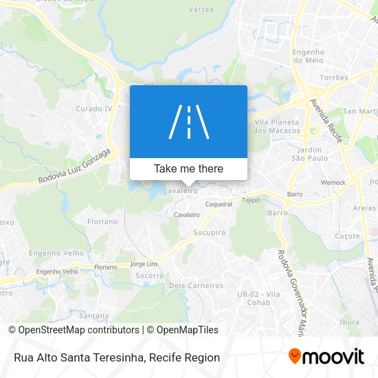 Rua Alto Santa Teresinha map