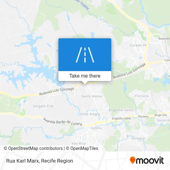 Rua Karl Marx map