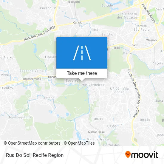 Rua Do Sol map