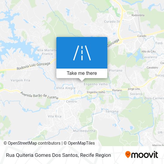 Rua Quiteria Gomes Dos Santos map