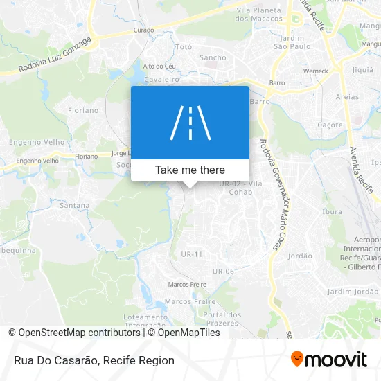 Rua Do Casarão map