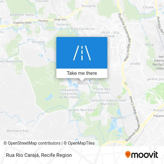 Rua Rio Carajá map