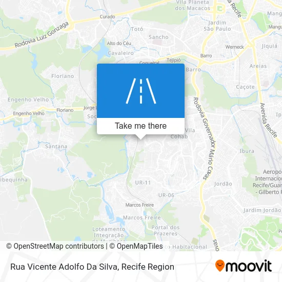 Rua Vicente Adolfo Da Silva map