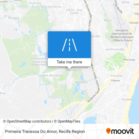 Primeira Travessa Do Amor map