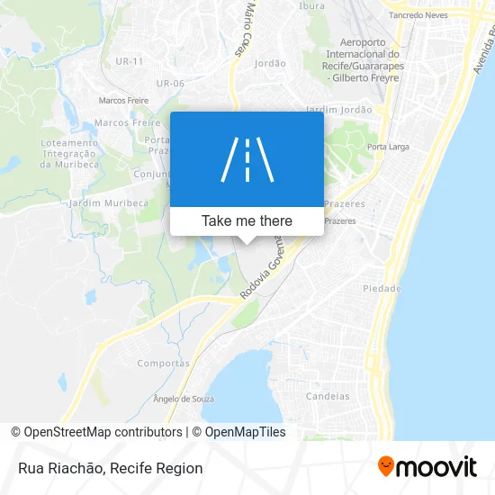 Rua Riachão map
