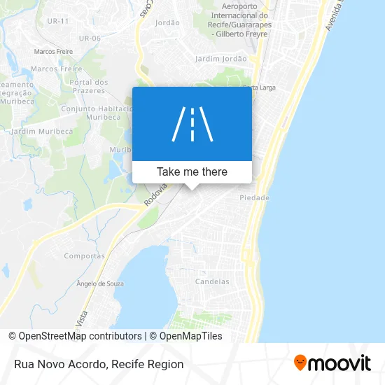 Rua Novo Acordo map
