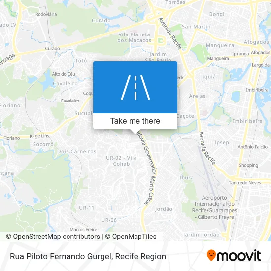 Rua Piloto Fernando Gurgel map