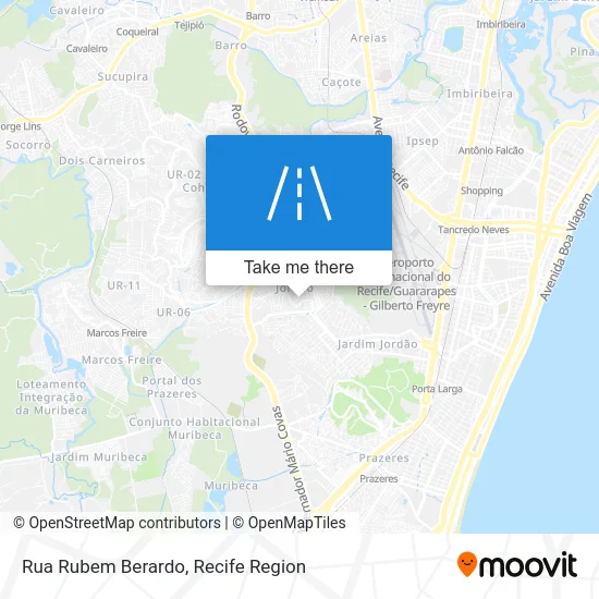 Rua Rubem Berardo map