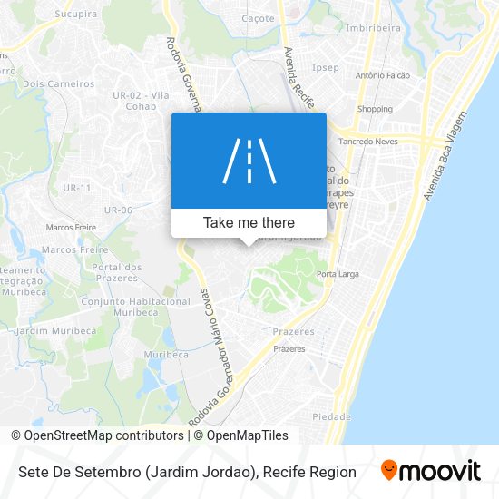 Sete De Setembro (Jardim Jordao) map