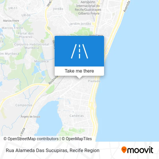 Rua Alameda Das Sucupiras map