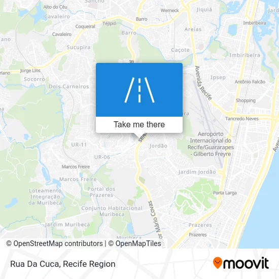 Rua Da Cuca map