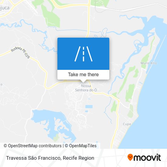 Travessa São Francisco map