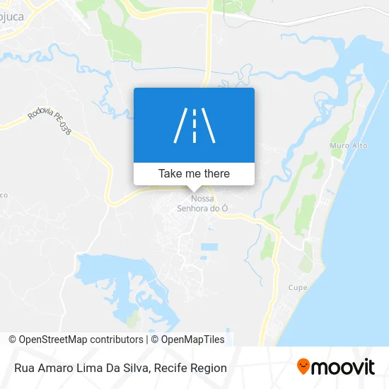 Rua Amaro Lima Da Silva map