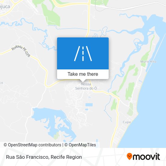 Rua São Francisco map