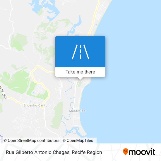 Rua Gilberto Antonio Chagas map