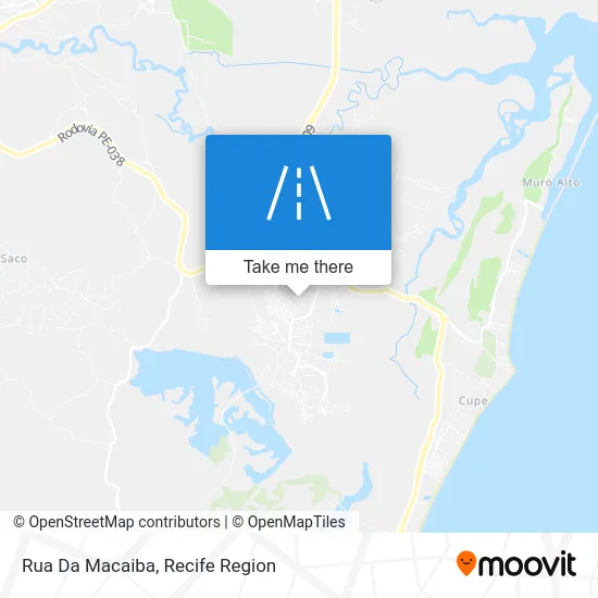 Rua Da Macaiba map