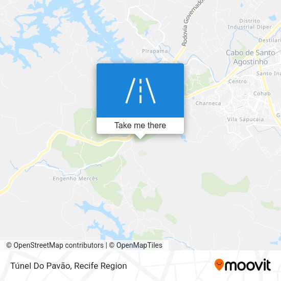 Túnel Do Pavão map