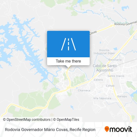 Rodovia Governador Mário Covas map